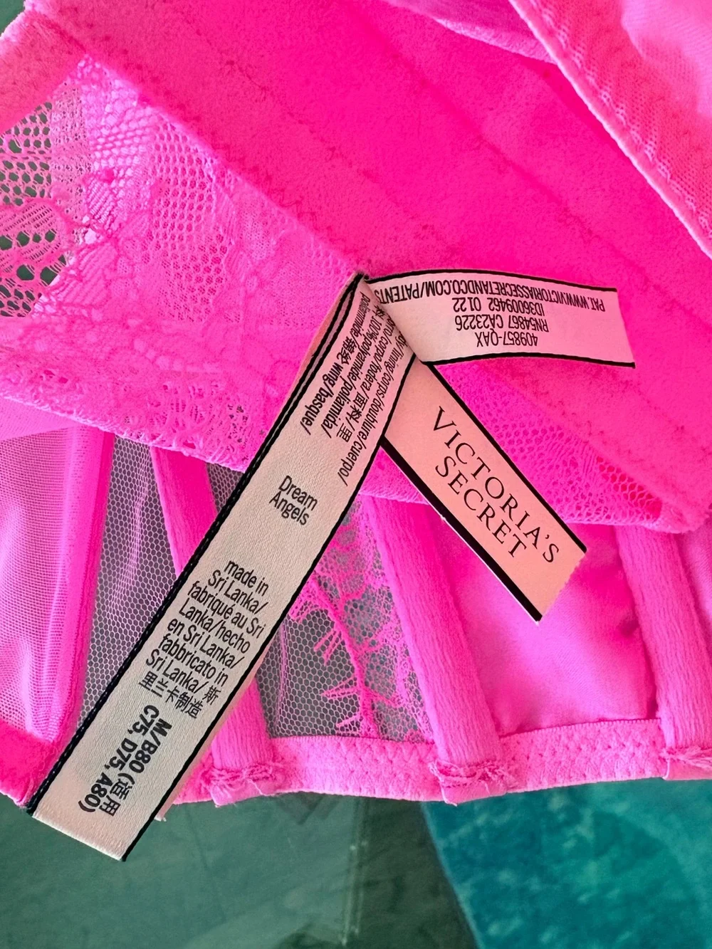 Victoria's Secret Lace Corset Bra & Bikini Set
